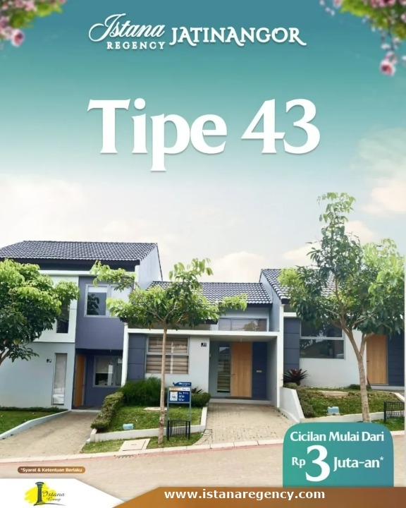 Tipe 43 Istana Regency Jatinangor 2026